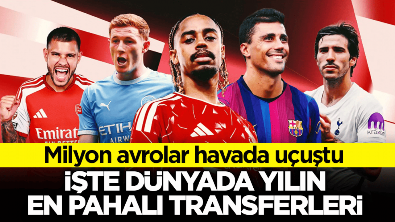 Milyon avrolar havada uçuştu! İşte dünyada yılın en pahalı transferleri