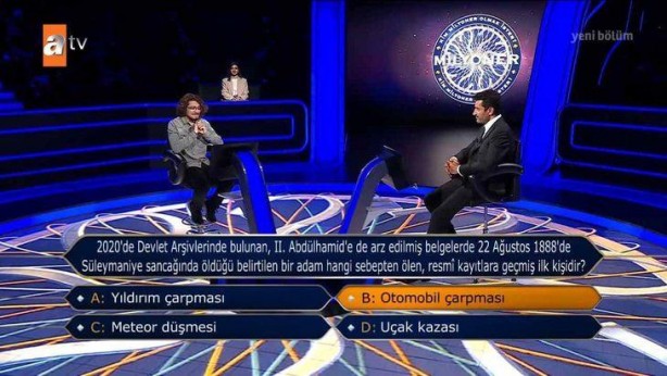 Foto - Milyoner'de 2. Abdülhamid sorusu geceye damga vurdu! Gerçeği ilk kez duyacaksınız