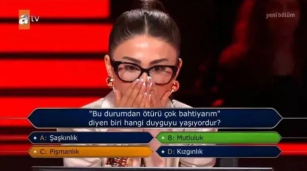 Foto - Milyoner'de şaşırtan anlar! 2. soruda elenip 0 çekti