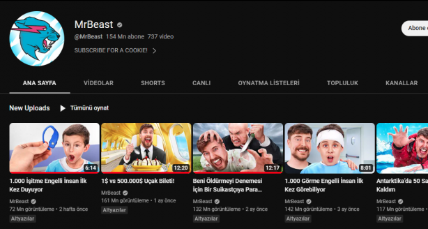 Foto - Milyonlar havada uçuşuyor! İşte YouTube’un en çok aboneye sahip kanalları…