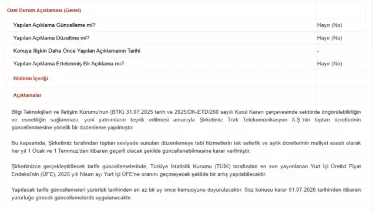 Foto - Milyonlarca abonesi olan Türk Telekom’dan flaş karar