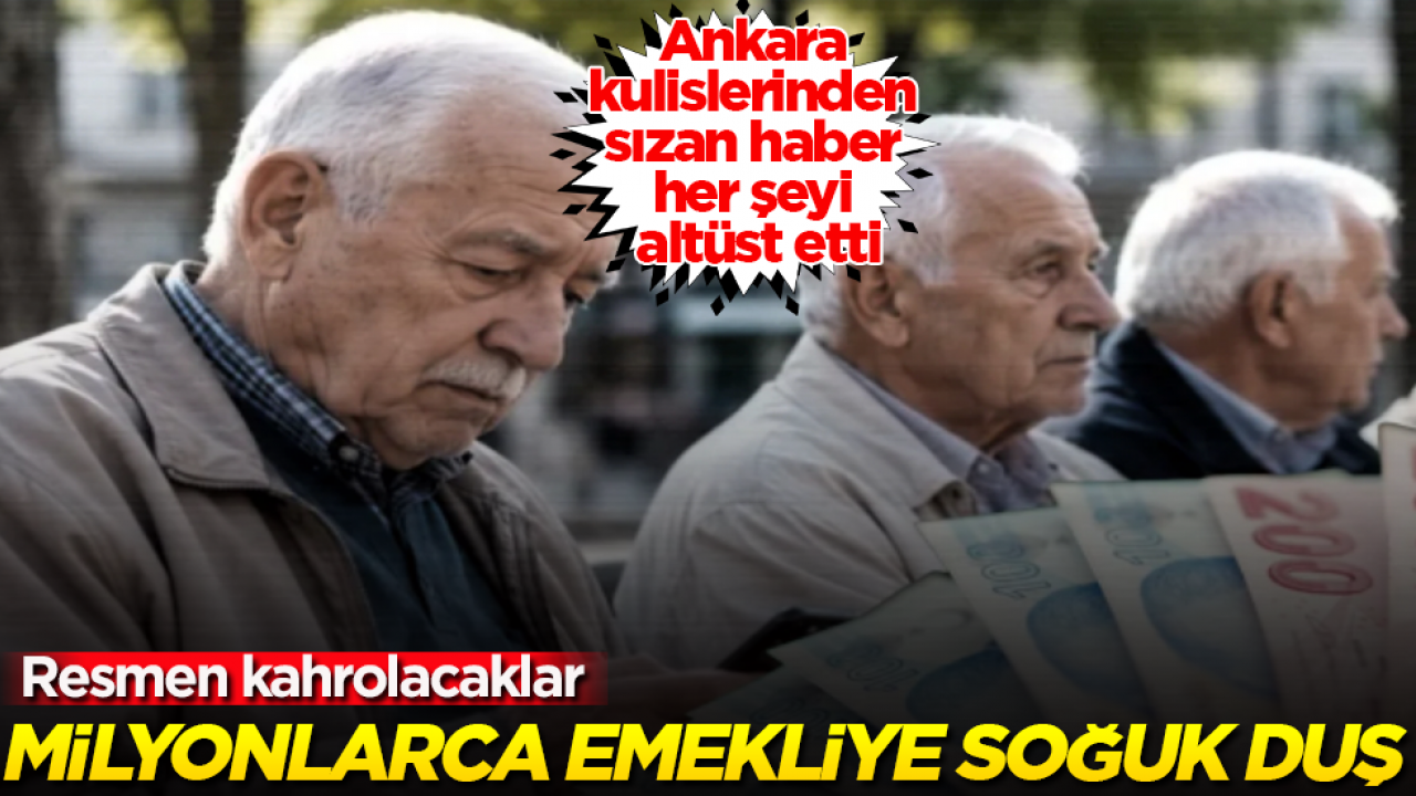 Milyonlarca emekliye soğuk duş! Ankara kulislerinden sızan haber her şeyi altüst etti: Resmen kahrolacaklar