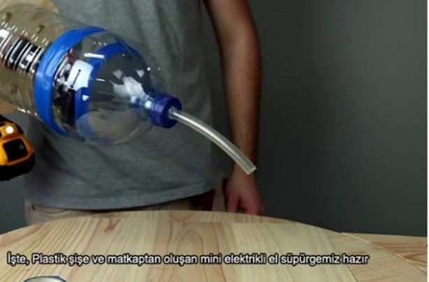 Foto - Mini elektrikli süpürge nasıl yapılır?