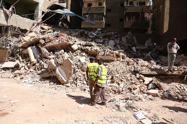 Foto - Mısır'da 4 katılı bina çöktü