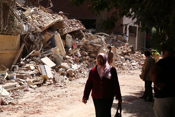 Foto - Mısır'da 4 katılı bina çöktü