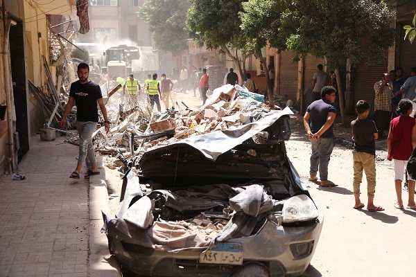 Foto - Mısır'da 4 katılı bina çöktü