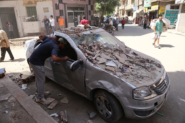 Foto - Mısır'da 4 katılı bina çöktü