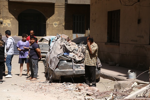 Foto - Mısır'da 4 katılı bina çöktü