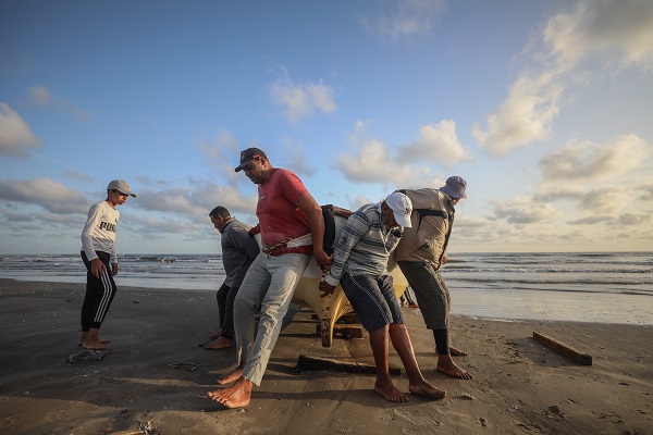 Foto - Mısır’da balıkçıların zorlu mesaisi
