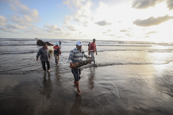 Foto - Mısır’da balıkçıların zorlu mesaisi
