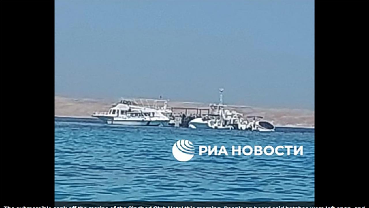 Foto - Mısır’da korkunç kaza! Turistik denizaltı battı, 6 Rus turist hayatını kaybetti