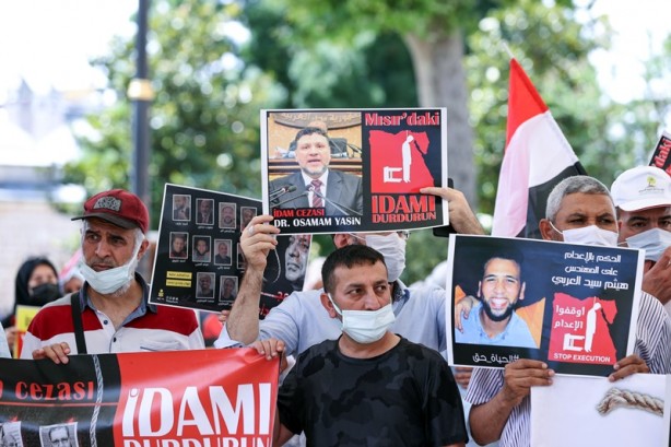 Foto - Mısır'daki idam kararlarına İstanbul'da protesto