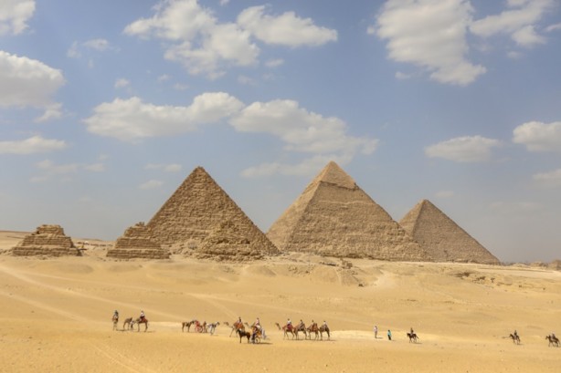 Foto - Mısır'daki piramitler hala ilgi odağı...