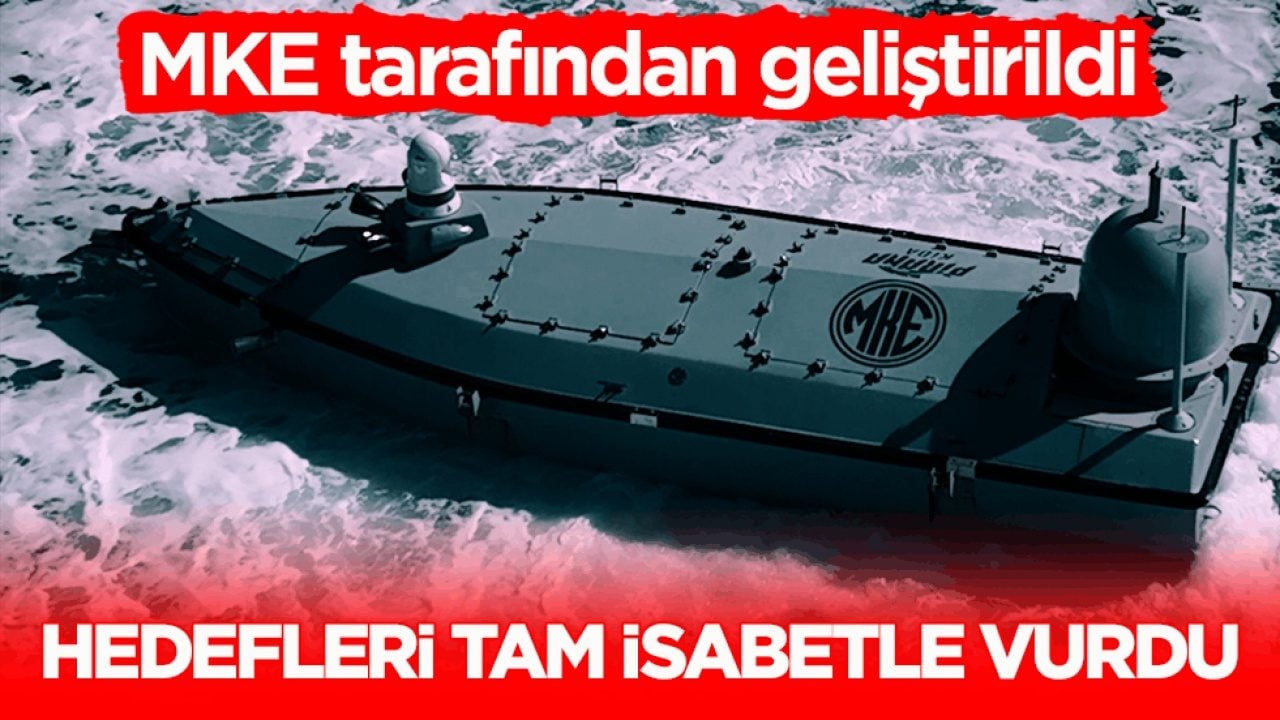 MKE tarafından geliştirildi! TOLGA ve PİRANA hedefleri tam isabetle vurdu