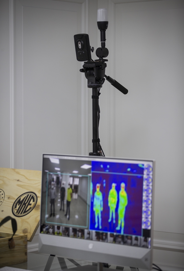 Foto - MKEK'den koronavirüs salgınına termal kameralı takip