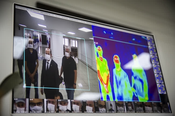 Foto - MKEK'den koronavirüs salgınına termal kameralı takip