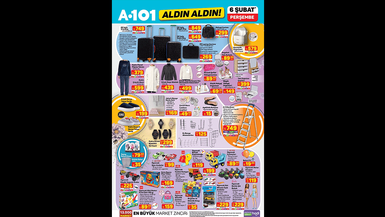 Foto - Mobilet, çamaşır makinesi, süpürge...A101'DE 6 şubat indirimleri belli oldu! 