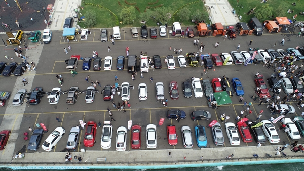 Modifiyeli araç tutkunları Tekirdağ'da buluştu