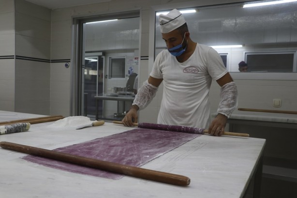 Foto - Mor baklava dikkat çekiyor! İşte içindekiler