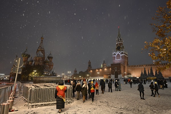 Foto - Moskova beyaza büründü