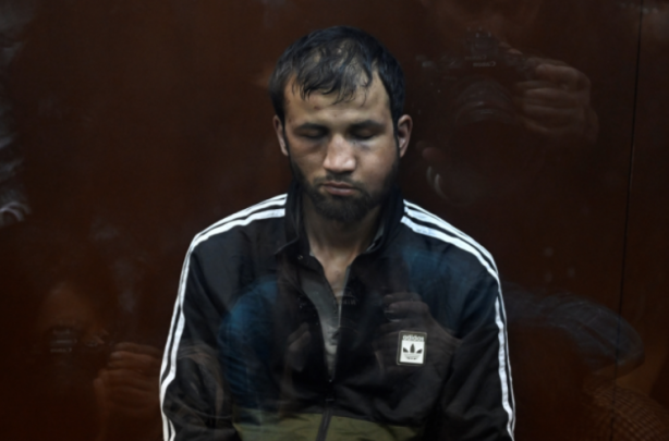 Foto - Moskova'yı kana bulayan teröristler hakim karşısında! Sıfatları kaymış