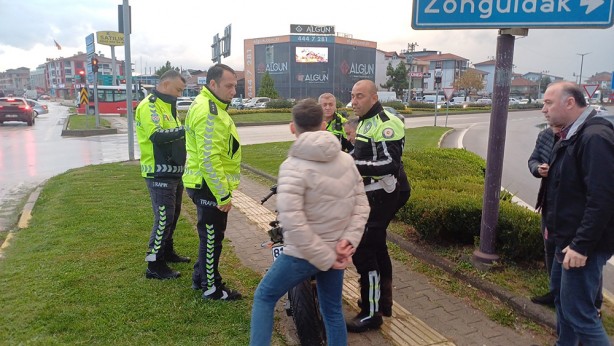 Foto - Motosiklet sürücüsü tam düzenbaz çıktı! Öyle bir ceza yedi ki!