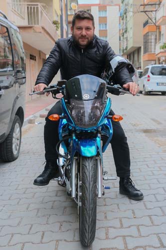 Foto - Motosikletini salona park ediyor! Türkiye'de sadece 1 tane var