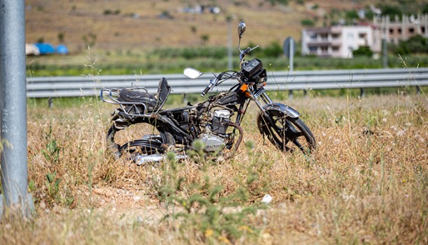Foto - Motosikletli baba oğulun feci ölümü