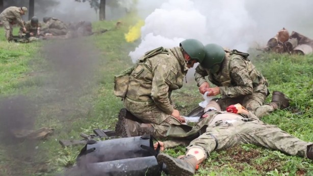 MSB görüntüleri paylaştı! Gerçeği aratmayan tatbikat