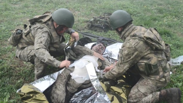 Foto - MSB görüntüleri paylaştı! Gerçeği aratmayan tatbikat