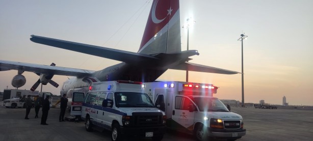 Foto - MSB, Suudi Arabistan'dan Ankara'ya hasta nakli için C-130 uçağı görevlendirdi
