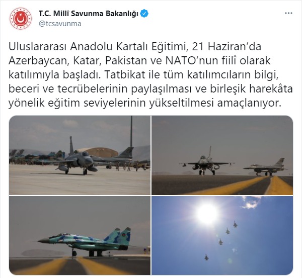 Foto - MSB: Uluslararası Anadolu Kartalı Eğitimi başladı