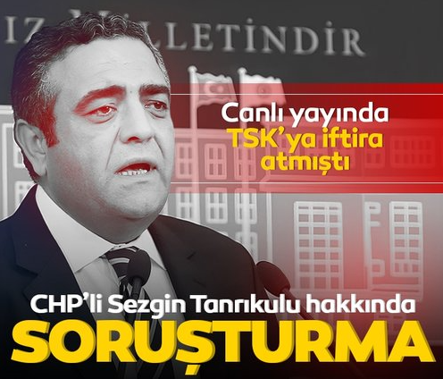 Foto - MSB'den CHP'li Sezgin Tanrıkulu'nun TSK'ya iftiralarına sert tepki: Gaflet ve dalalet içindedirler