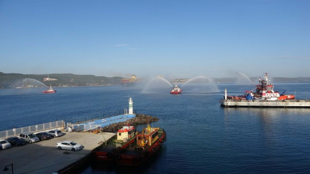 Foto - 'MSC Türkiye', Çanakkale Boğazı’ndan geçti