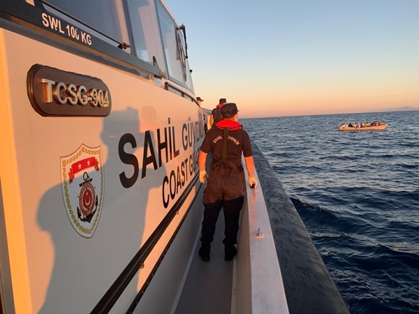 Muğla açıklarında 118 düzensiz göçmen kurtarıldı