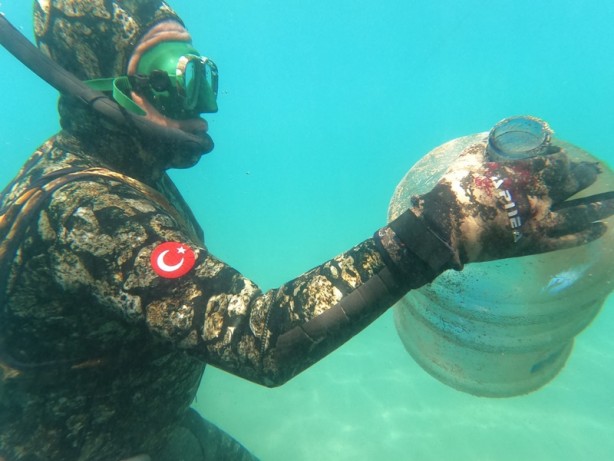 Foto - Muğla'da deniz dibi temizliği etkinliği
