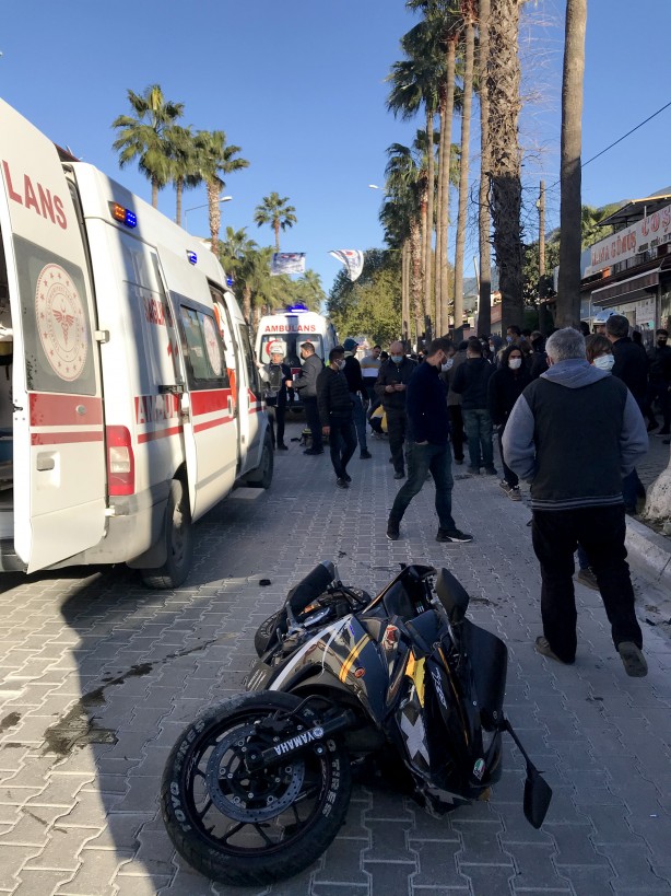 Muğla’da feci kaza! Kafasına darbe aldı