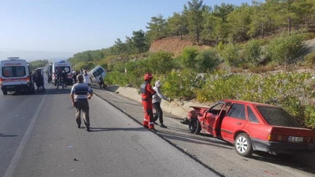 Foto - Muğla'da tur otobüsü kazası! Çok sayıda yaralı var