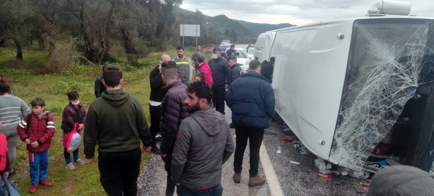 Foto - Muğla'da yürekler ağza geldi! 12 öğrenci yaralı