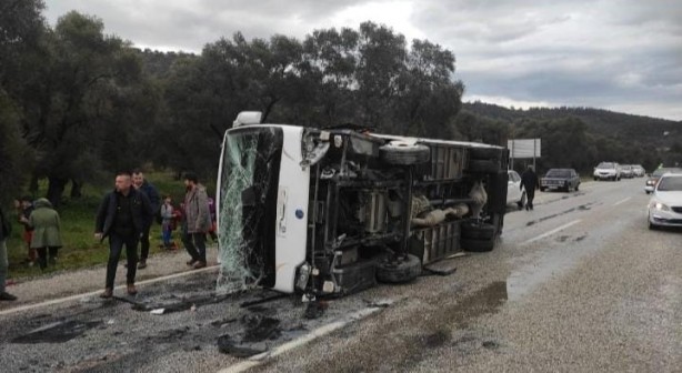 Foto - Muğla'da yürekler ağza geldi! 12 öğrenci yaralı