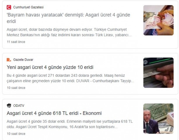 Foto - Muhalefet şokta! Doların çakılmasıyla asgari ücret yükseldi