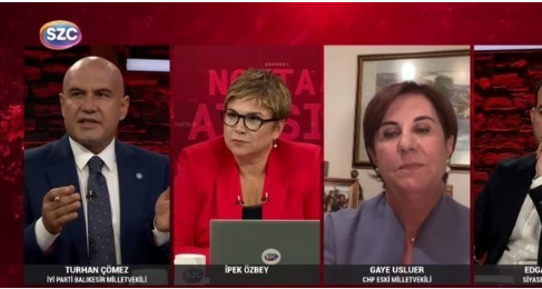 Foto - Muhalefette kaos! İYİ Partili Turhan Çömez ve CHP'li Gaye Usluer canlı yayında birbirine girdi: İpler iyice koptu