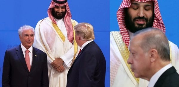 Foto - Muhammed bin Selman, Erdoğan'ı görünce...
