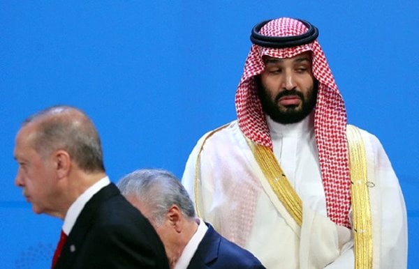 Foto - Muhammed bin Selman, Erdoğan'ı görünce...