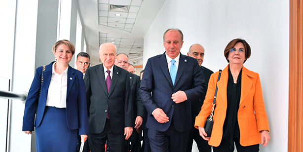Foto - Muharrem İnce ile Devlet Bahçeli bir araya geldi