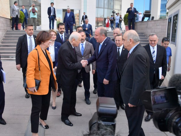 Foto - Muharrem İnce ile Devlet Bahçeli bir araya geldi