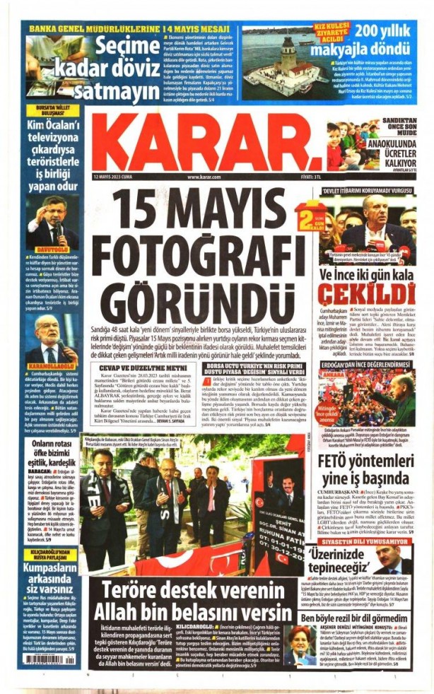 Foto - Muharrem İnce'nin adaylıktan çekilmesi gazete manşetlerinde! Hangi gazete nasıl gördü?