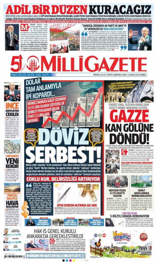 Foto - Muharrem İnce'nin adaylıktan çekilmesi gazete manşetlerinde! Hangi gazete nasıl gördü?