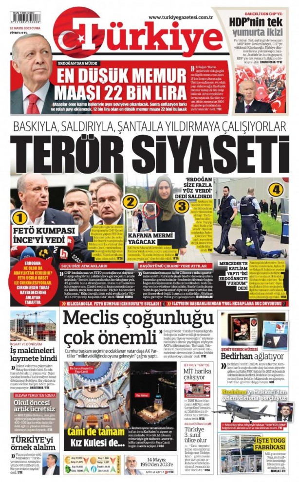 Foto - Muharrem İnce'nin adaylıktan çekilmesi gazete manşetlerinde! Hangi gazete nasıl gördü?