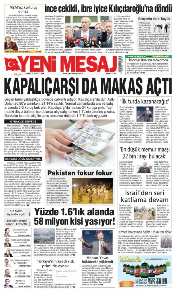 Foto - Muharrem İnce'nin adaylıktan çekilmesi gazete manşetlerinde! Hangi gazete nasıl gördü?